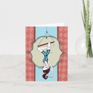 Acrobat greeting card