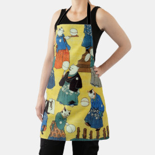 Acrobat of the Cats, Kuniyoshi, Ukiyo-e Apron