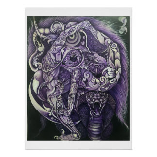 Acrobatic in the National Forest Poster