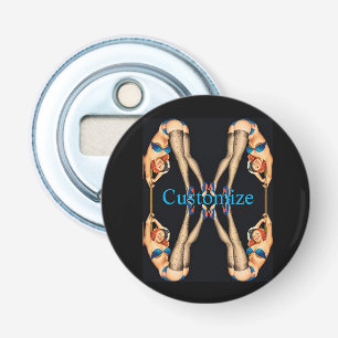 Acrobatic Vintage Pinups Thunder_Cove Bottle Opener