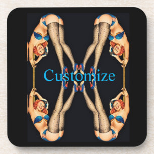 Acrobatic Vintage Pinups Thunder_Cove   Coaster