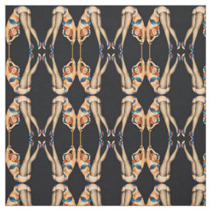 Acrobatic Vintage Pinups Thunder_Cove Fabric