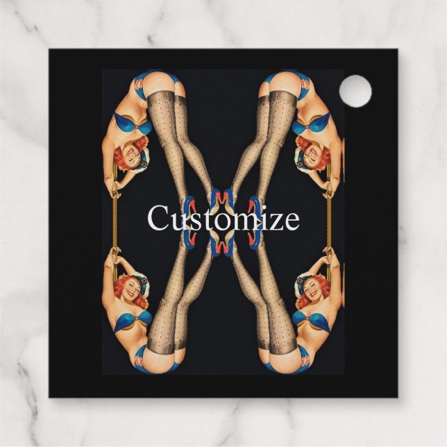 Acrobatic Vintage Pinups Thunder_Cove   Favour Tags (Back)