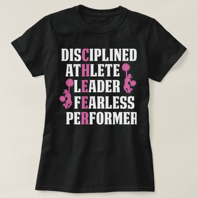 ACROBATICS DISCIPLINED ATHLETE LEADER FEARLESS PER T-Shirt (Design Front)