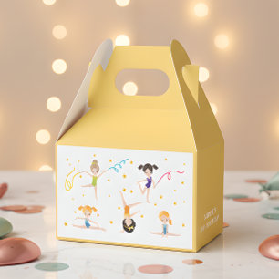 Acrobatics fun birthday kids favour box