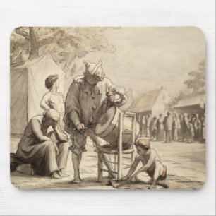 Acrobats at the Fair c.1865-69 Mouse Pad