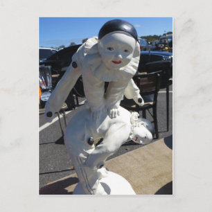 Acrobats Statue Postcard
