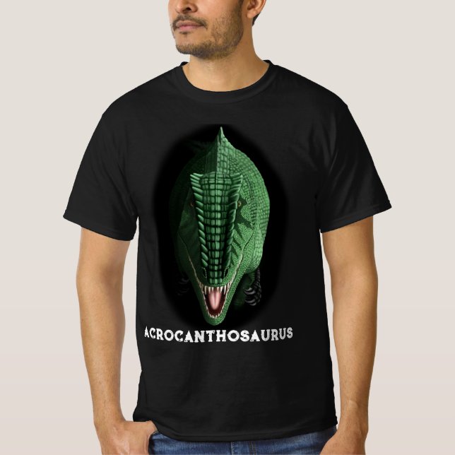 Acrocanthosaurus Dinosaur T-Shirt (Front)
