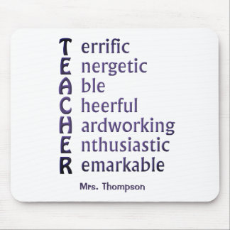 Acronym for Teachers Mouse Pad