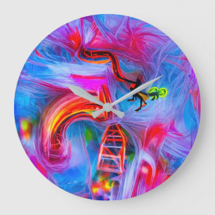 Acrophobia large clock