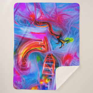 Acrophobia  sherpa blanket