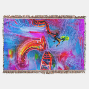 Acrophobia throw blanket