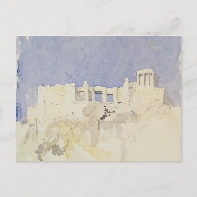 Acropolis Athens 1994 Postcard (Front)