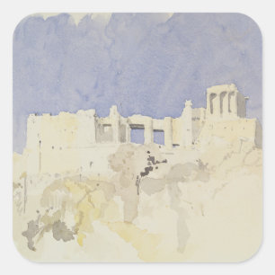 Acropolis Athens 1994 Square Sticker