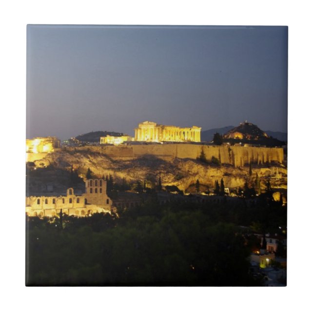 Acropolis – Athens Ceramic Tile (Front)