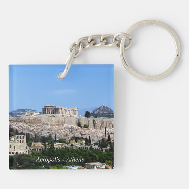 Acropolis – Athens Key Ring (Back)