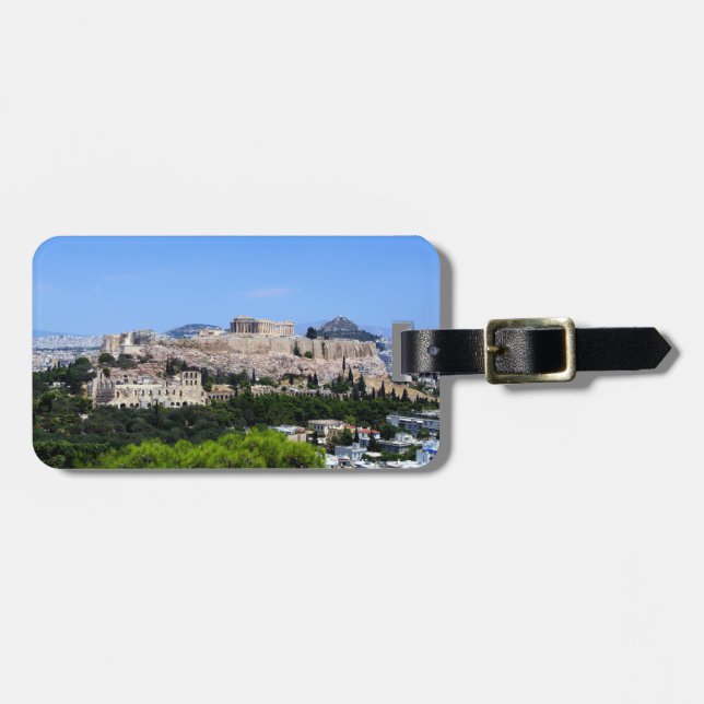 Acropolis – Athens Luggage Tag (Front Horizontal)