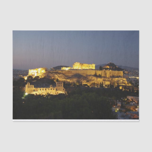 Acropolis – Athens Tissue Paper (Front)
