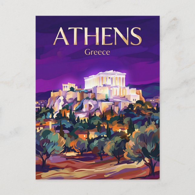 Acropolis Greece Postcard (Front)