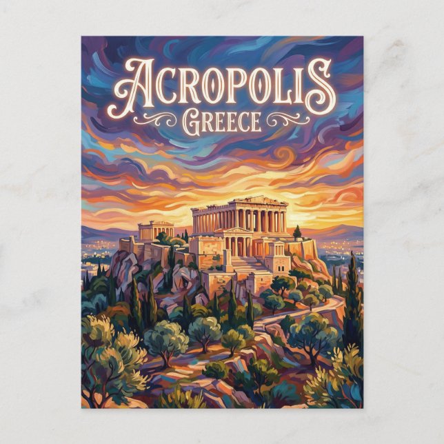 Acropolis Greece Postcard (Front)
