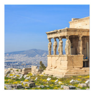 Acropolis Hill Athens Greece Photo Print Art