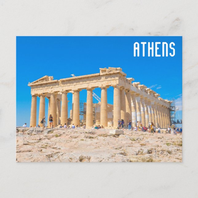 Acropolis in Athens, Greece Postcard (Front)