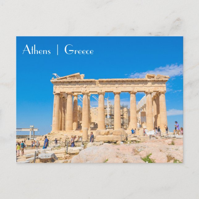 Acropolis in Athens, Greece Postcard (Front)