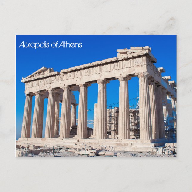 Acropolis of Athens Postcard (Front)