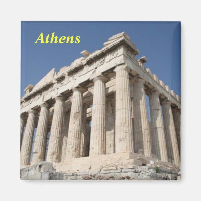 acropolis-parthenon Athens magnet (Front)