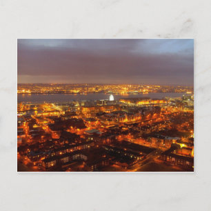 Across Liverpool to the River Mersey & Wirral Postcard