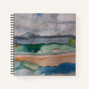 Across The Bay Spiral Notebook