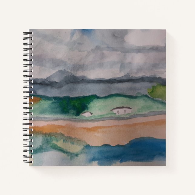 Across The Bay Spiral Notebook (Front)