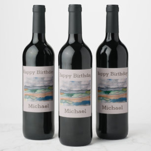 Across the Bay Wine Label
