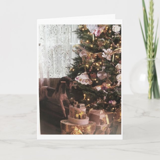 **ACROSS THE MILES** AT CHRISTMAS HOLIDAY CARD (Front)