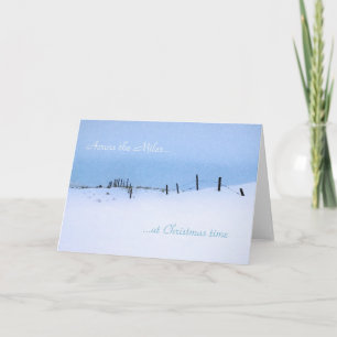 Across the Miles Christmas Greeting Card
