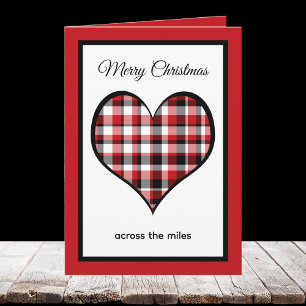 Across the Miles Christmas Heart Card