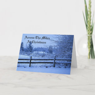 Across The Miles Christmas Holiday Card