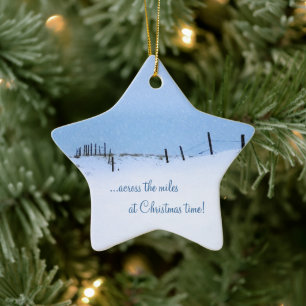 Across the Miles Christmas Ornament