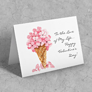 Across the Miles, Him or Her, Valentine's Day Card