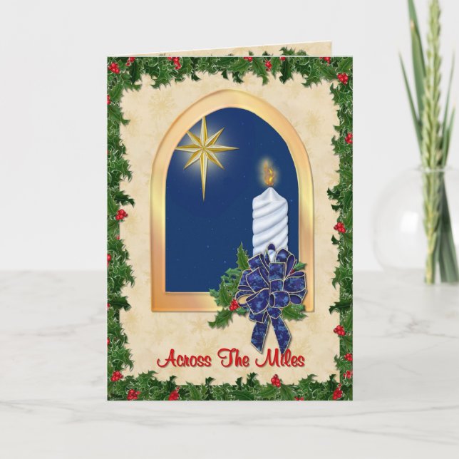 Across The Miles Holiday Card (Front)