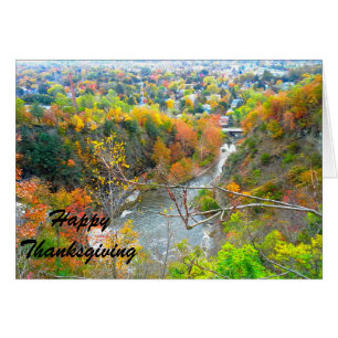 ACROSS THE MILES ON THANKSGIVING card