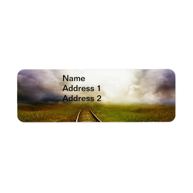 Across The Miles Return Address Label (Front)