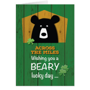 Across the Miles St. Patrick's Day with Bear
