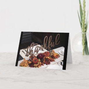 **ACROSS THE MILES**THINKING OF YOU @ THANKSGIVING HOLIDAY CARD