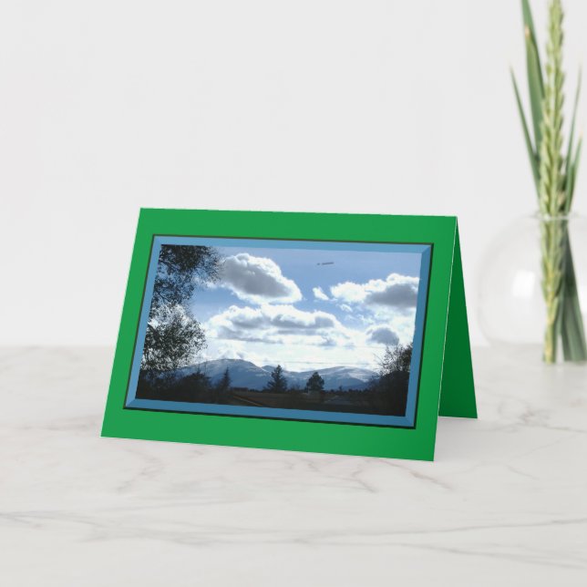 Across the Mountains Christmas Card (Front)