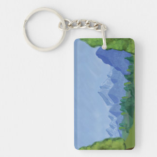 Across The Mountains Key Ring