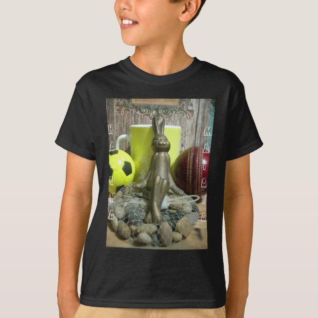 Across the Pitch & Crease: Football Cricket Blend T-Shirt (Front)