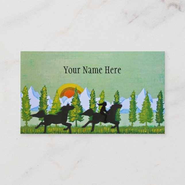 Across the Prairie Business Card (Front)