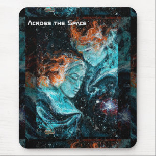 Across the Space Mouse Pad