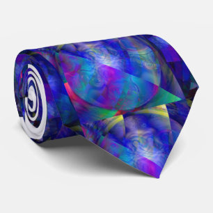 Across the Universe Modern Abstract Art Tie